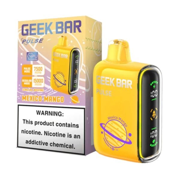 VAPE DESECHABLE GEEKBAR PULSE 15000 PUFFS - "MEXICO MANGO"