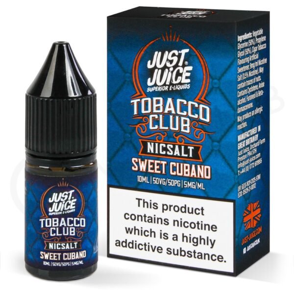 E-liquid Just Juice SALT - "Sweet Cubano Tobacco Club" 30ml 30mg